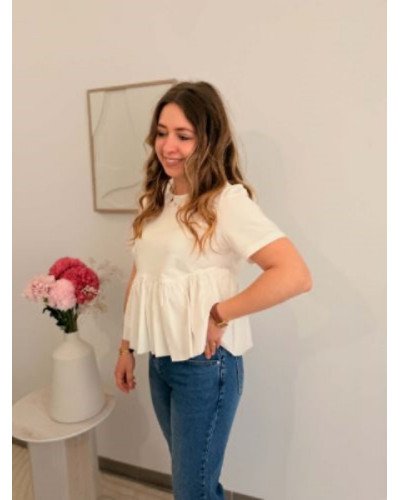 Top Perline - Blanc