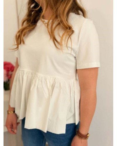 Top Perline - Blanc