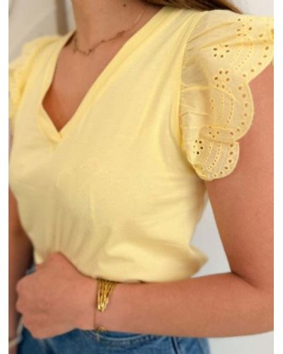 T-shirt jaune