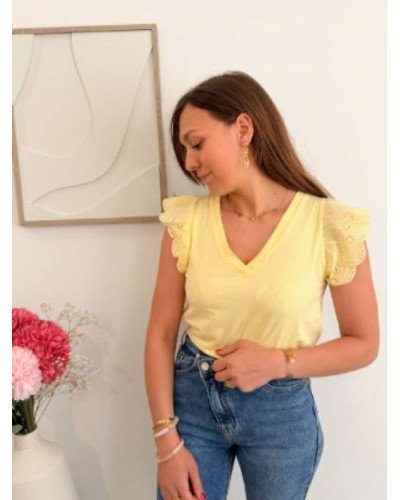 T-shirt jaune