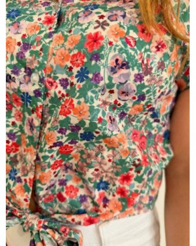 Blouse fleurie