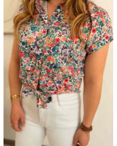 Blouse fleurie