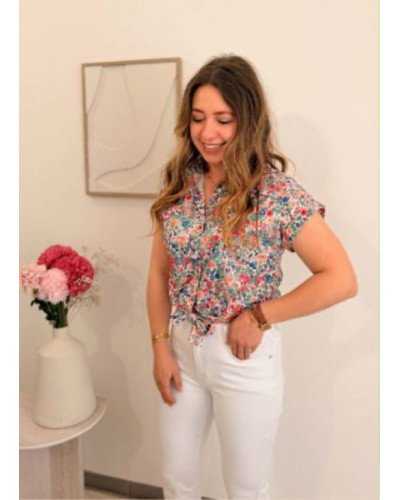 Blouse fleurie