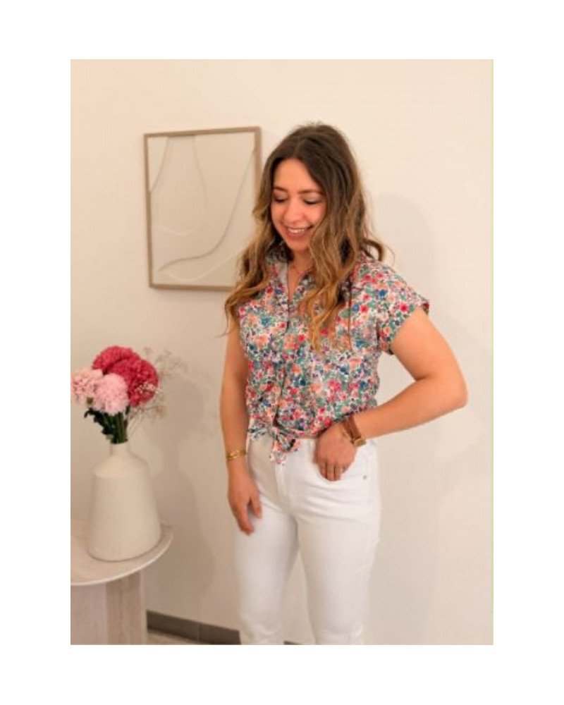 Blouse fleurie