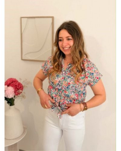 Blouse fleurie