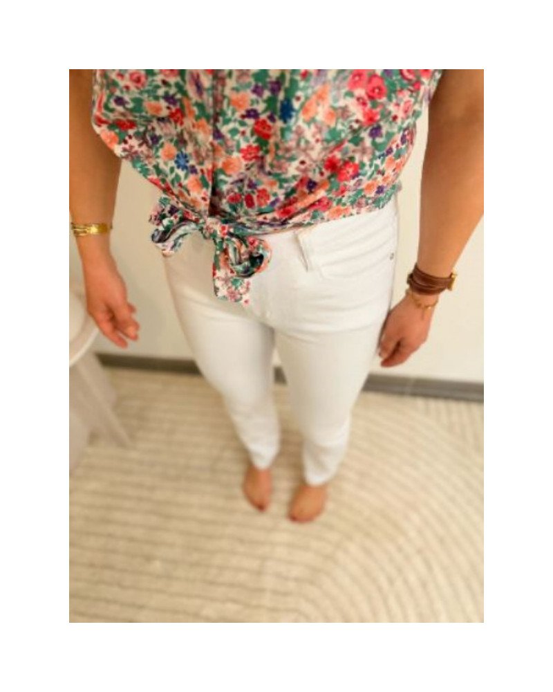Pantalon droit - Blanc