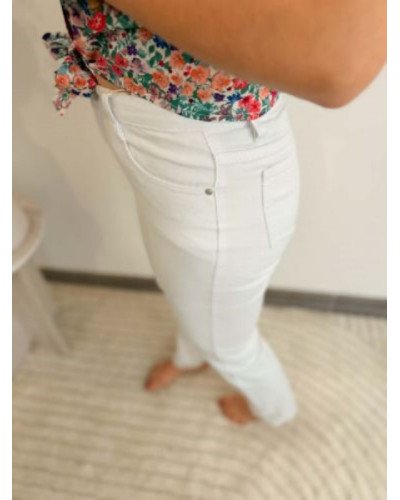 Pantalon droit - Blanc