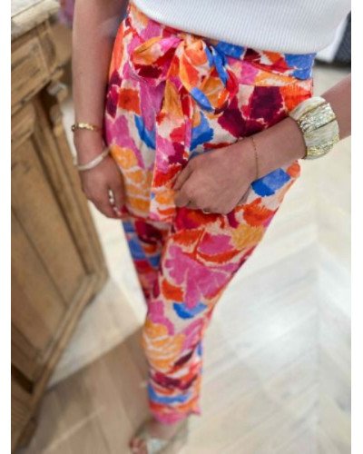 Pantalon imprimé fluide 