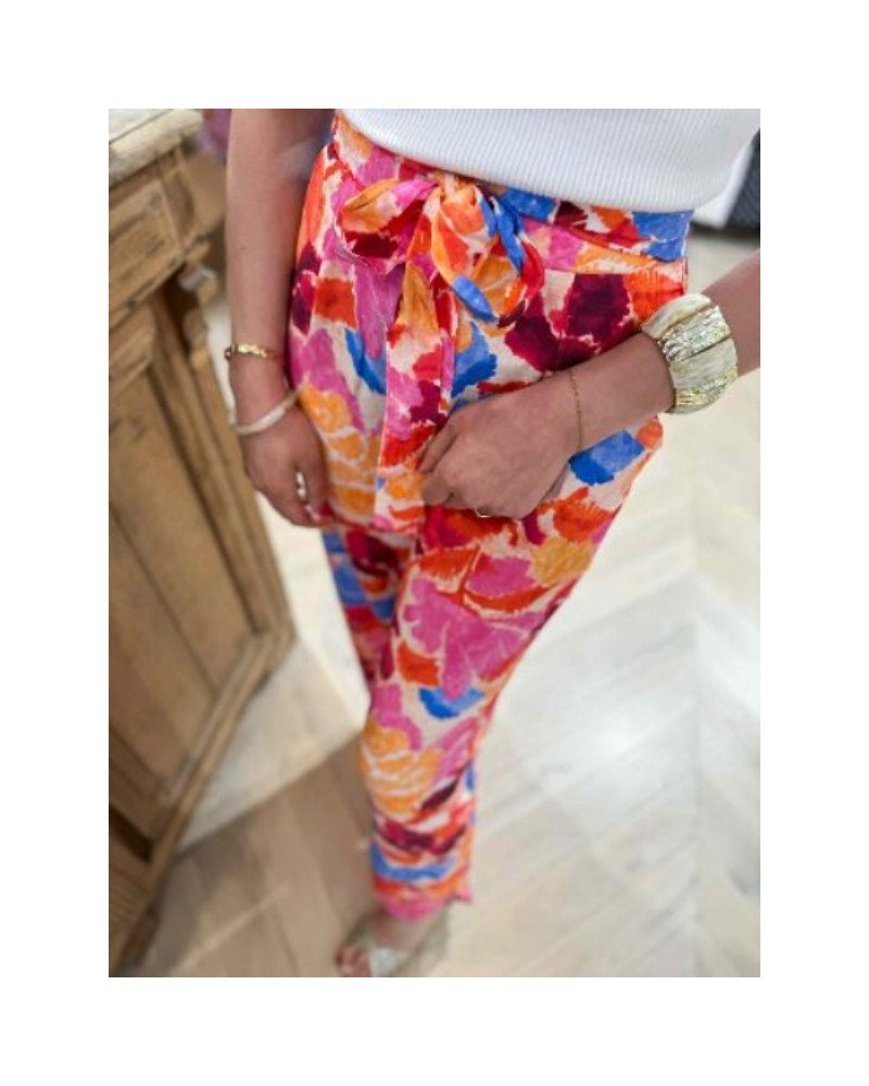 Pantalon imprimé fluide 