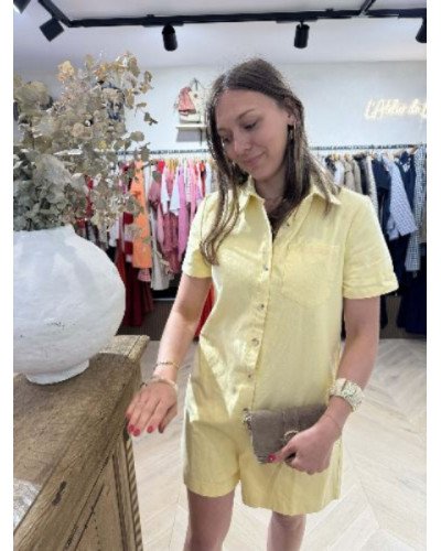 Combishort Livie - Jaune