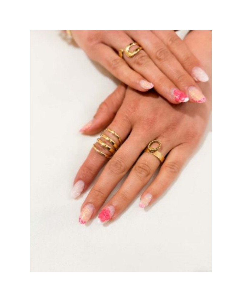 Bague multirang dore