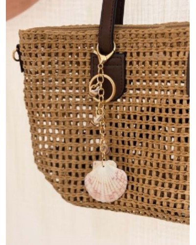 Sac Bruno - Osier anses marrons