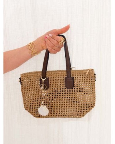 Sac Bruno - Osier anses marrons