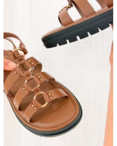 Sandales gladiateur - Marron