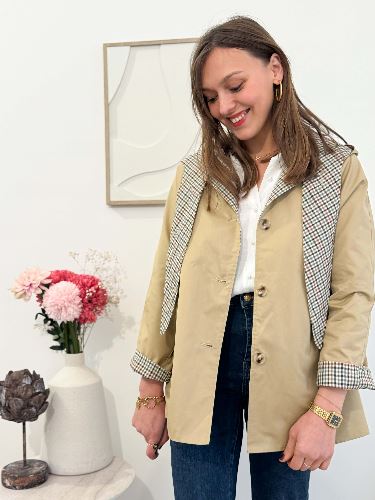 Veste imper réversible