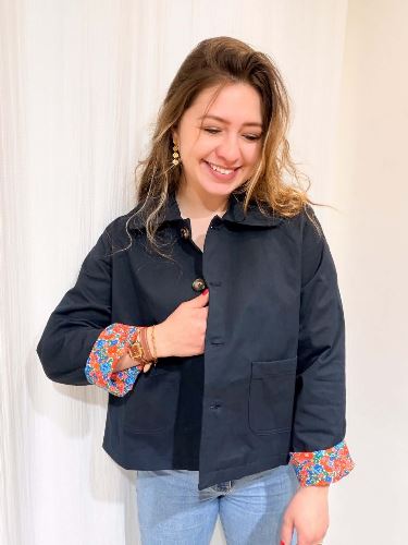 Trench court Hortense - Marine
