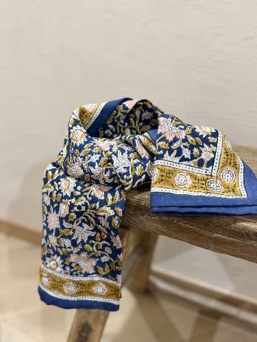 Foulard arya indigo