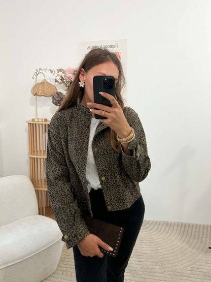 Veste Léopard Flora