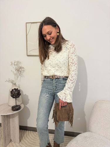 Blouse dentelle