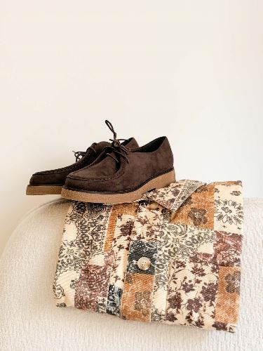 Derbies mocassins - Marron