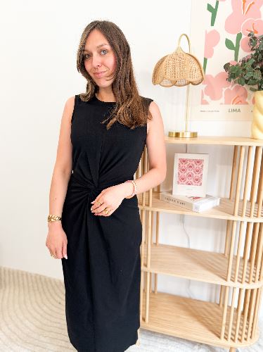 Robe longue noire