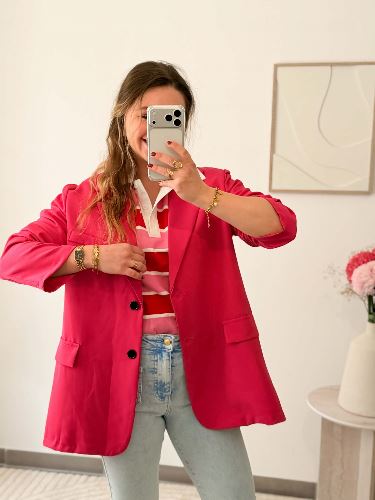 Blazer Justine - Face dos - Famboise