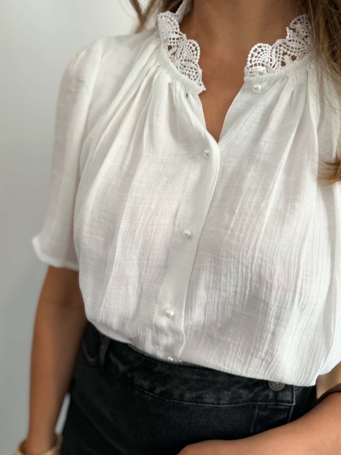 Blouse Eglantine - Blanc