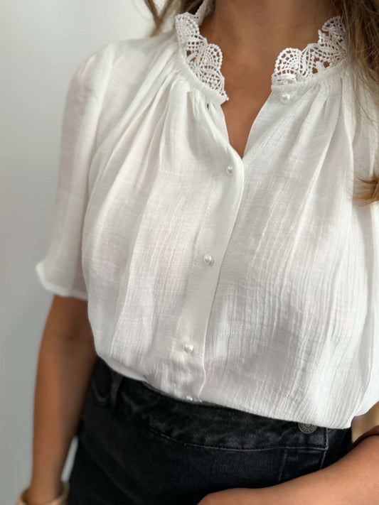 Blouse Eglantine - Blanc