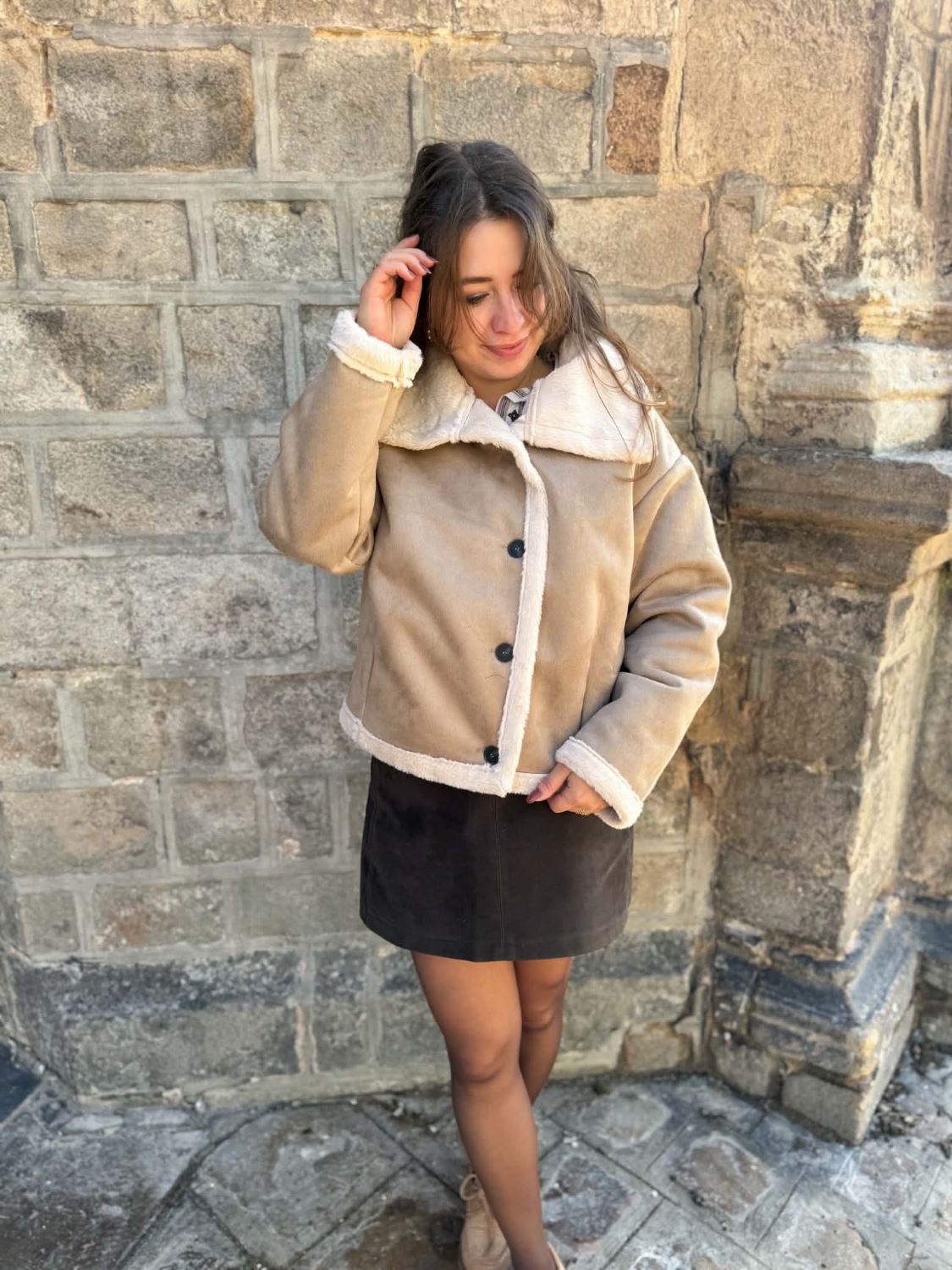 Veste fourré berger