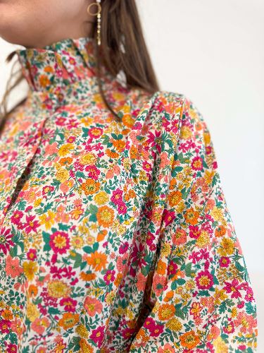 Chemise oversize - Fleuri multicolor