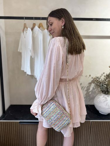Robe courte - Rose blush