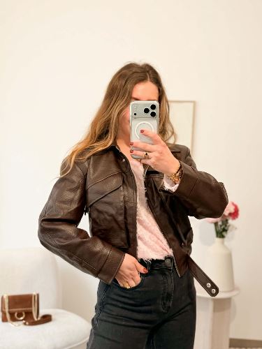 Blouse rose fluide