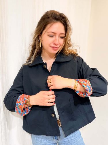 Trench court Hortense - Marine