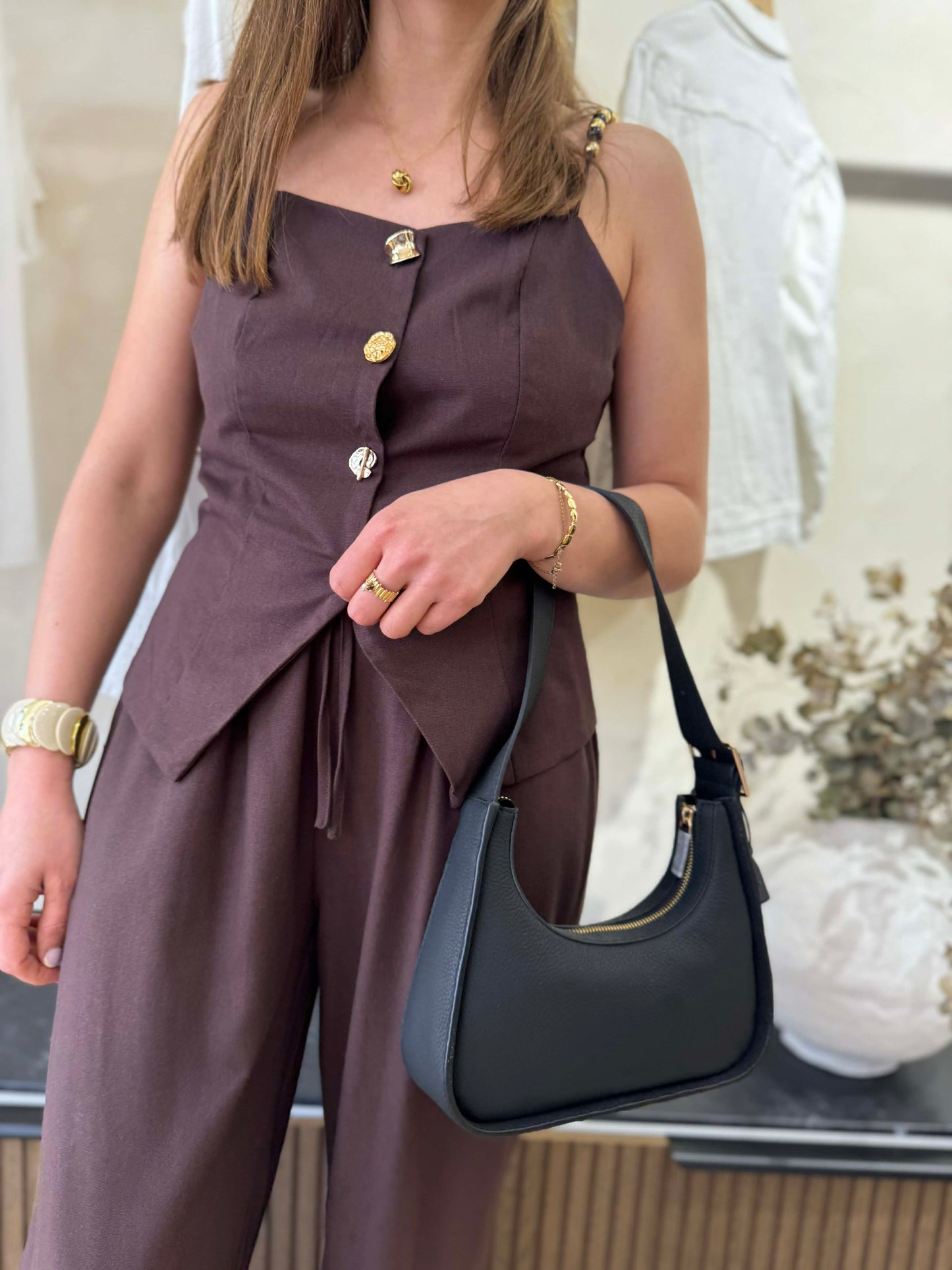 ensemble lin marron