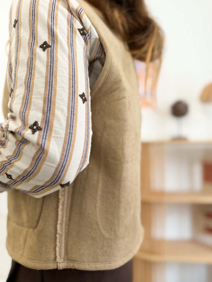 Gilet reversible - Beige