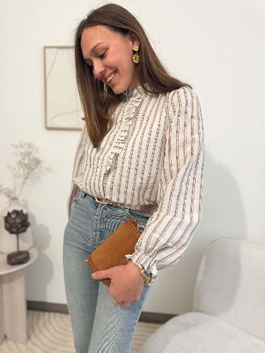 Blouse à lignes - Léna