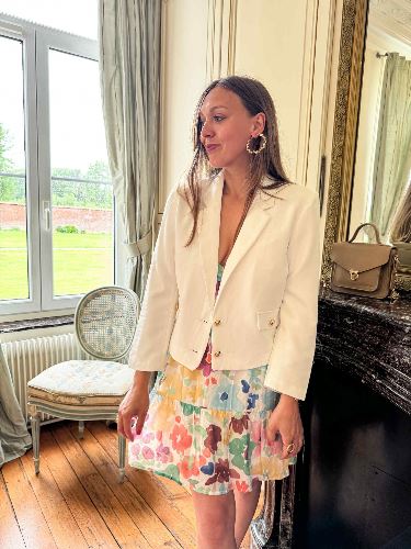 Veste blazer blanc