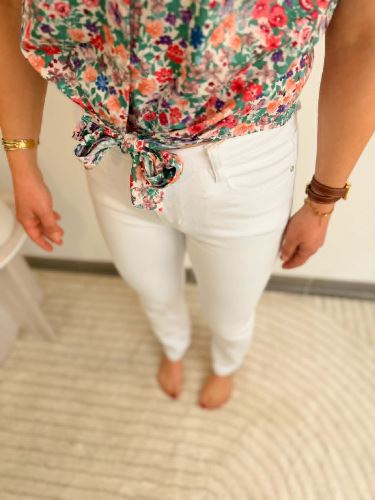Pantalon droit - Blanc