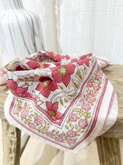 Foulard pink 50cm