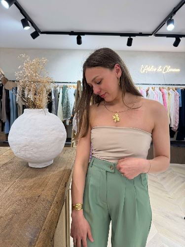 Bustier beige