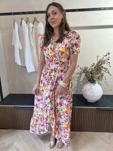Robe fluide fleurie