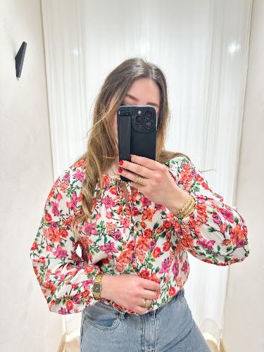 Blouse fleurs
