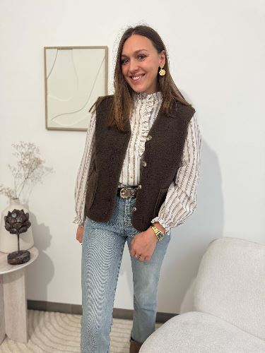 Blouse à lignes - Léna