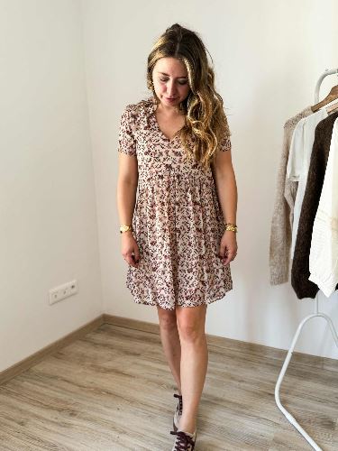 Robe fluide petites fleurs