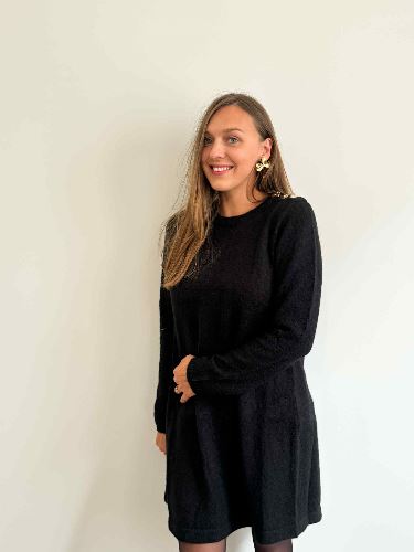 Robe pull noir