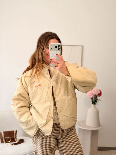 Veste reversible beige