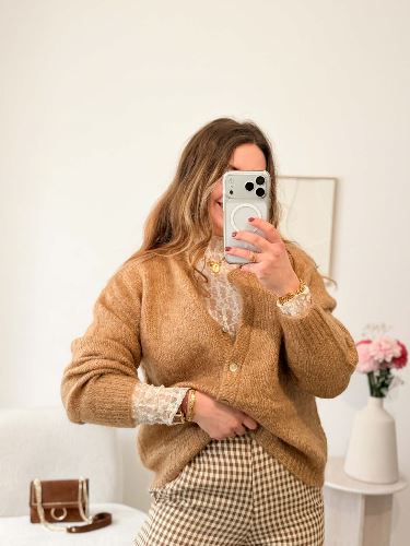 Gilet camel