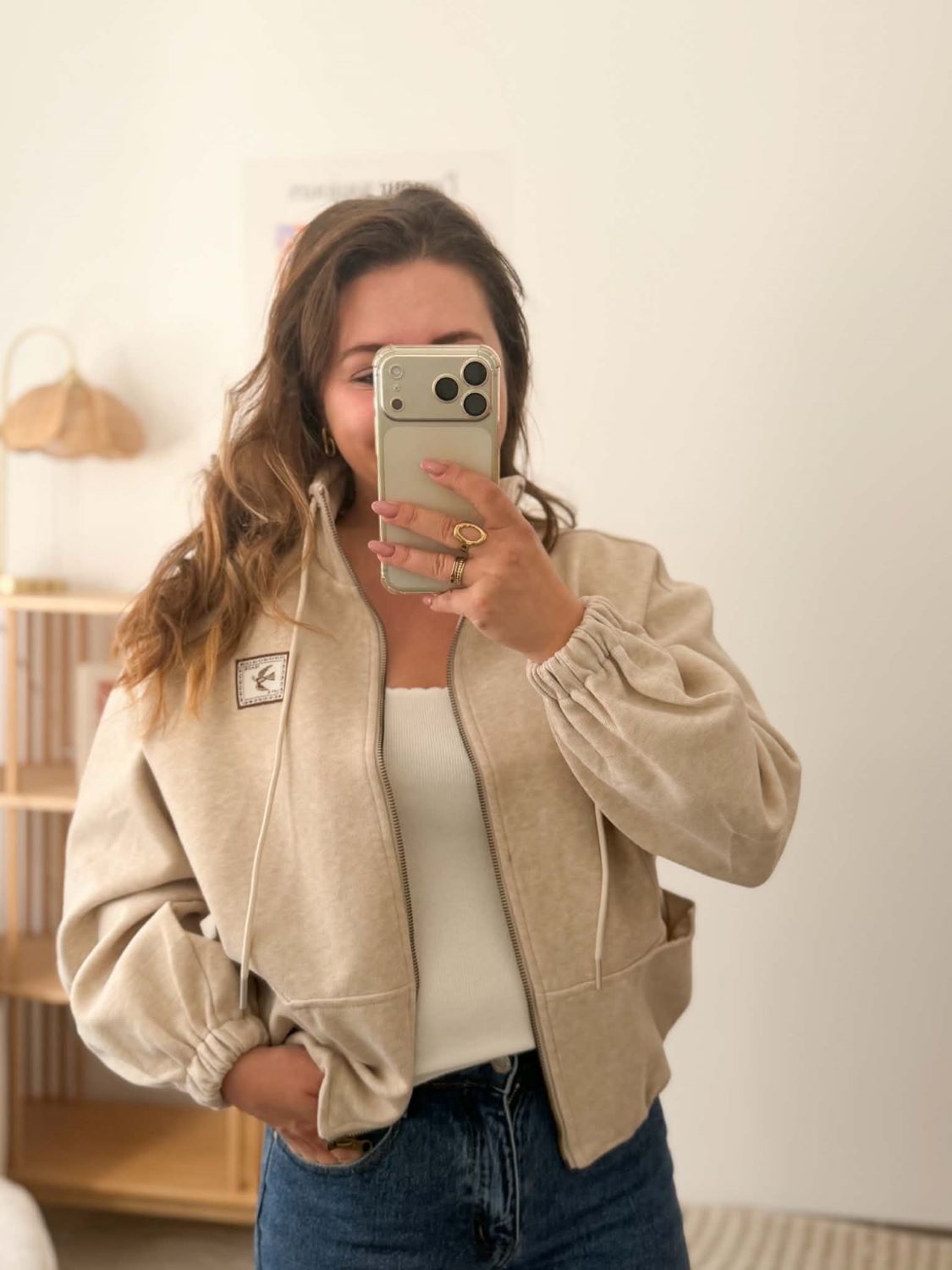 Gilet beige - Peace