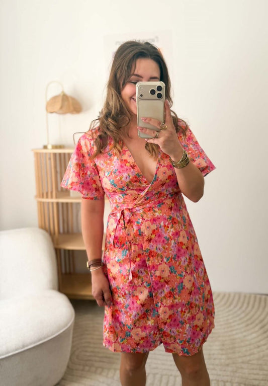 Robe Léonore - Multicolore