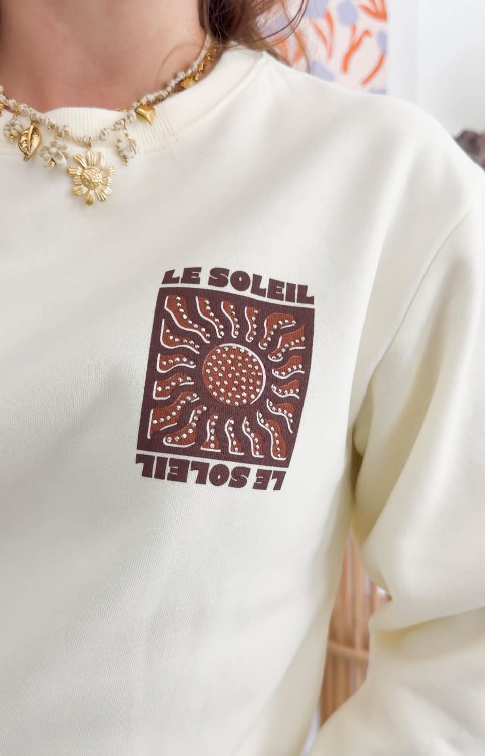 Sweat soleil marron